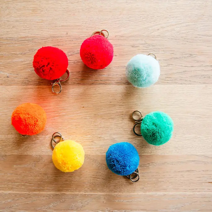 Pom Pom Keychain